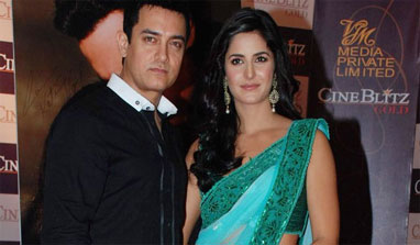 Katrina jittery over working with Aamir Khan